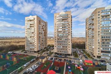 Фото №1: 3-комнатная квартира 82 м², 17/18 эт. - Краснодар, мкр. ЖК Цветы, ул. Круговая, 4Вк5