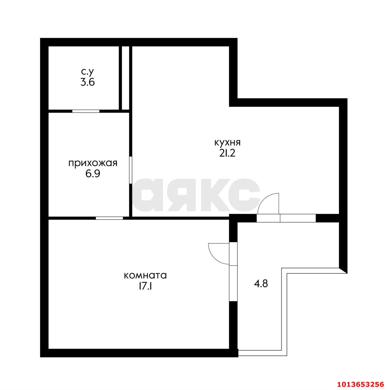 Фото №6: 1-комнатная квартира 51 м² - Краснодар, жилой комплекс Краски, ул. Краеведа Соловьёва, 6к3