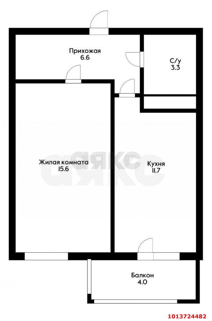 Фото №11: 1-комнатная квартира 42 м² - Краснодар, Пашковский, ул. Леонида Лаврова, 8к4