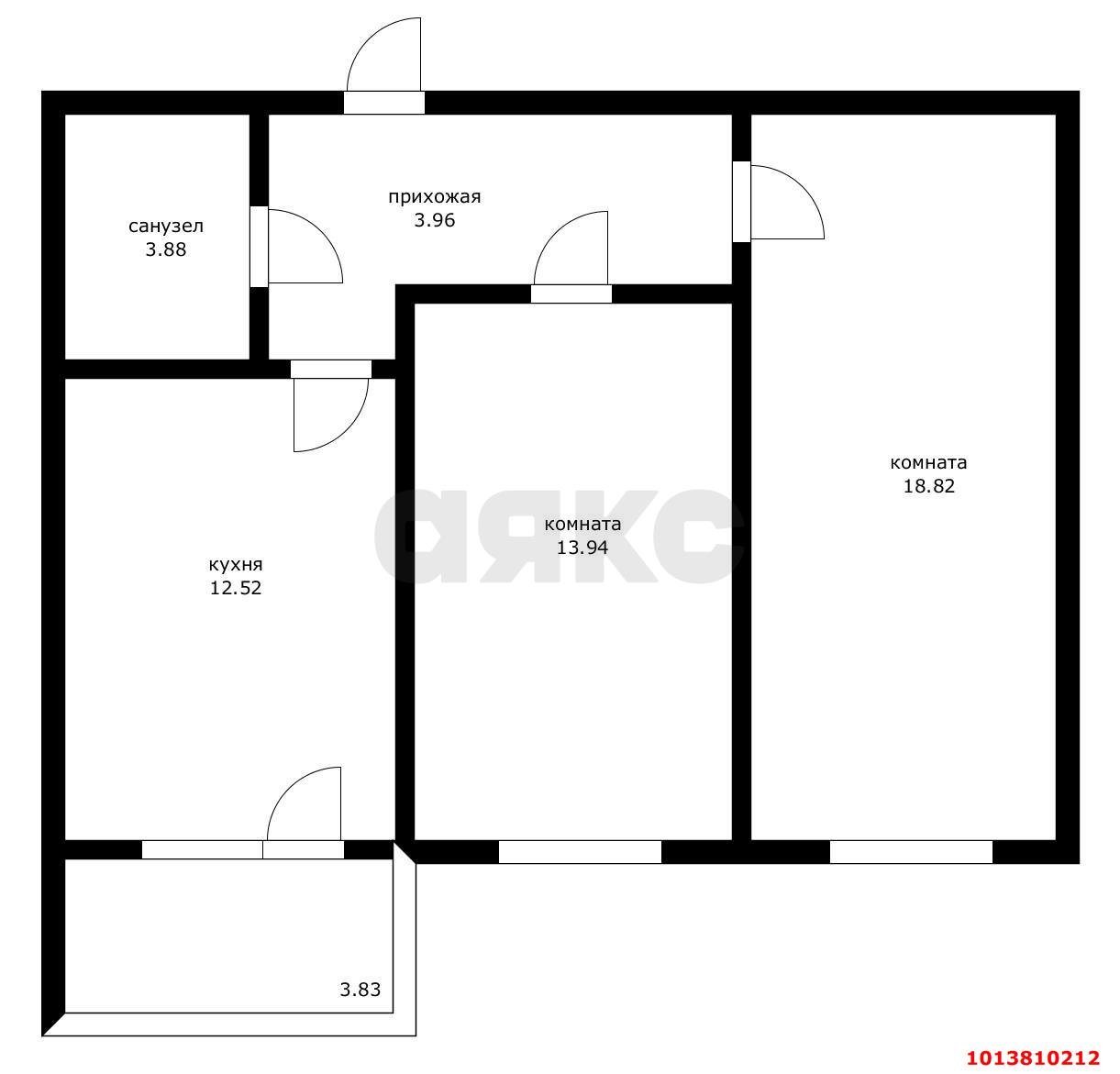 Фото №2: 2-комнатная квартира 60 м² - Краснодар, жилой комплекс Красная площадь, ул. Кореновская, 57к2