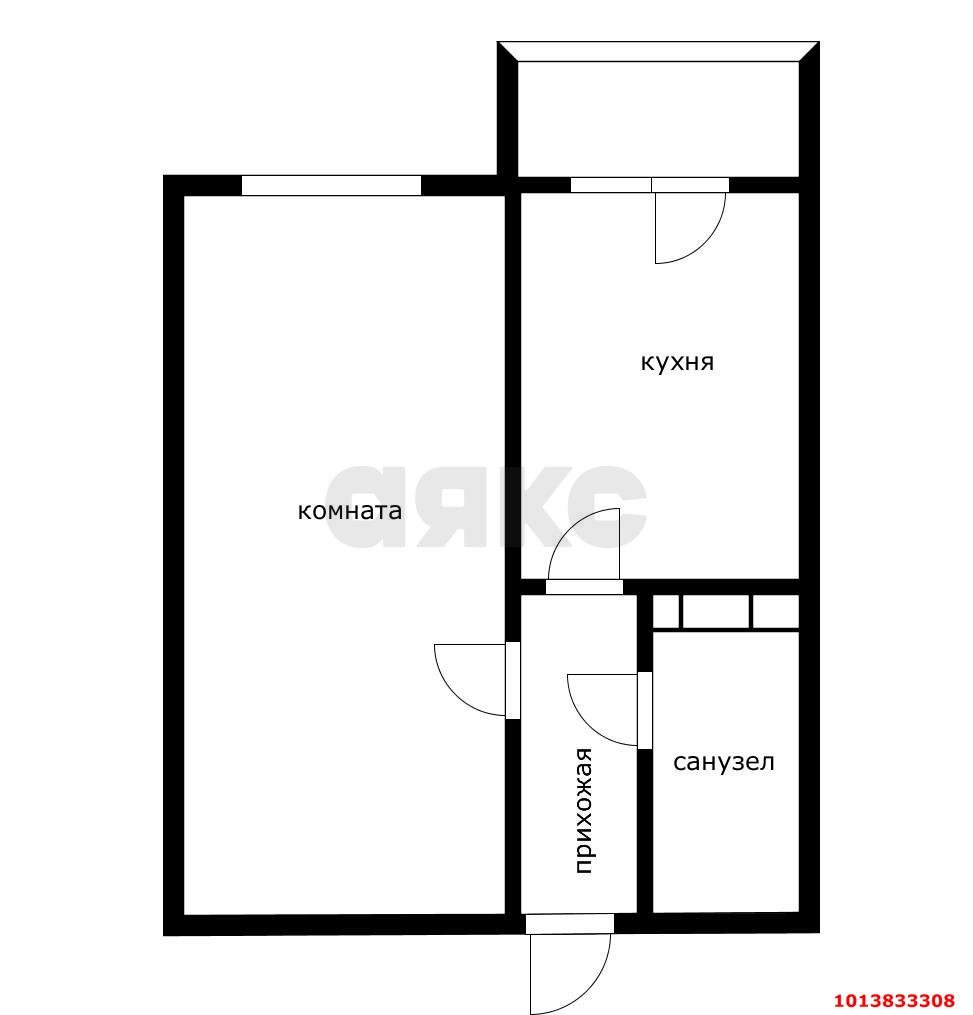 Фото №3: 1-комнатная квартира 34 м² - Краснодар, Восточно-Кругликовский, ул. им. Героя Яцкова И.В., 20