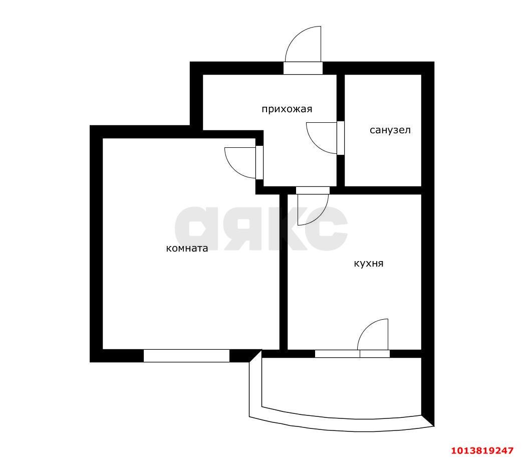 Фото №18: 1-комнатная квартира 50 м² - Краснодар, Солнечный, ул. Казбекская, 1