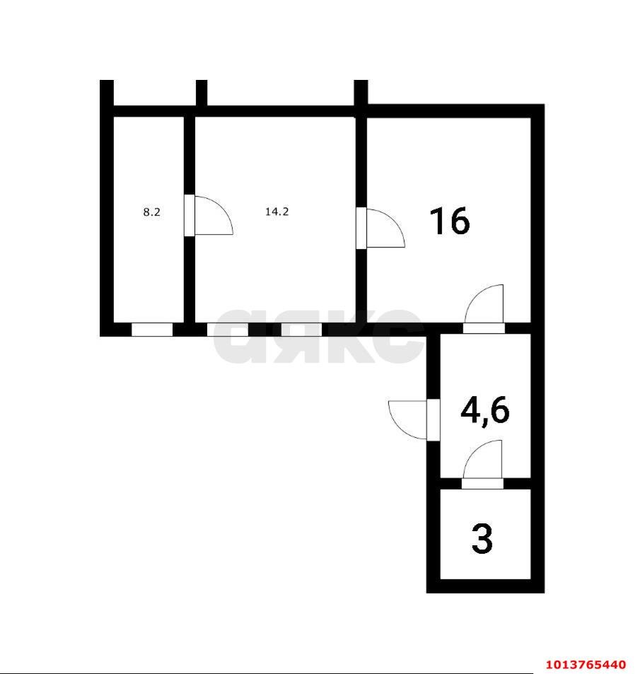 Фото №11: Часть дома 42 м² + 2 сот. - Яблоновский, ул. Почтовая, 10А