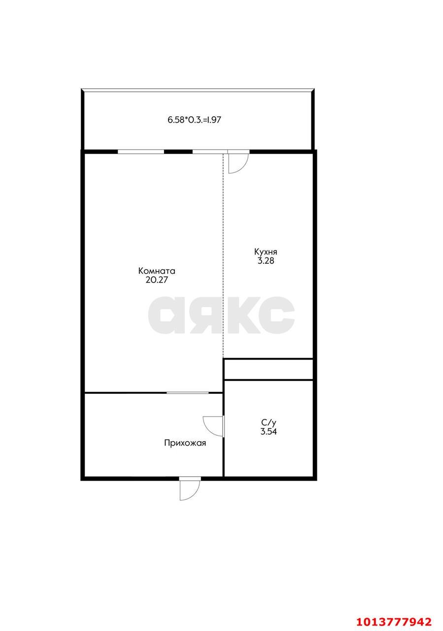 Фото №9: Студия 37 м² - Краснодар, жилой комплекс Все Свои, ул. Колхозная, 5/1