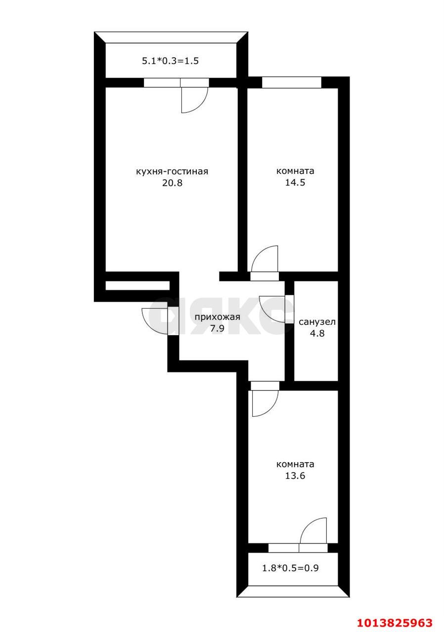 Фото №9: 2-комнатная квартира 65 м² - Краснодар, жилой комплекс Дыхание, ул. Лётчика Позднякова, 2