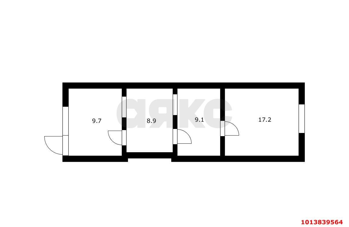 Фото №10: 2-комнатная квартира 44 м² - Краснодар, Славянский, ул. имени Толбухина, 36