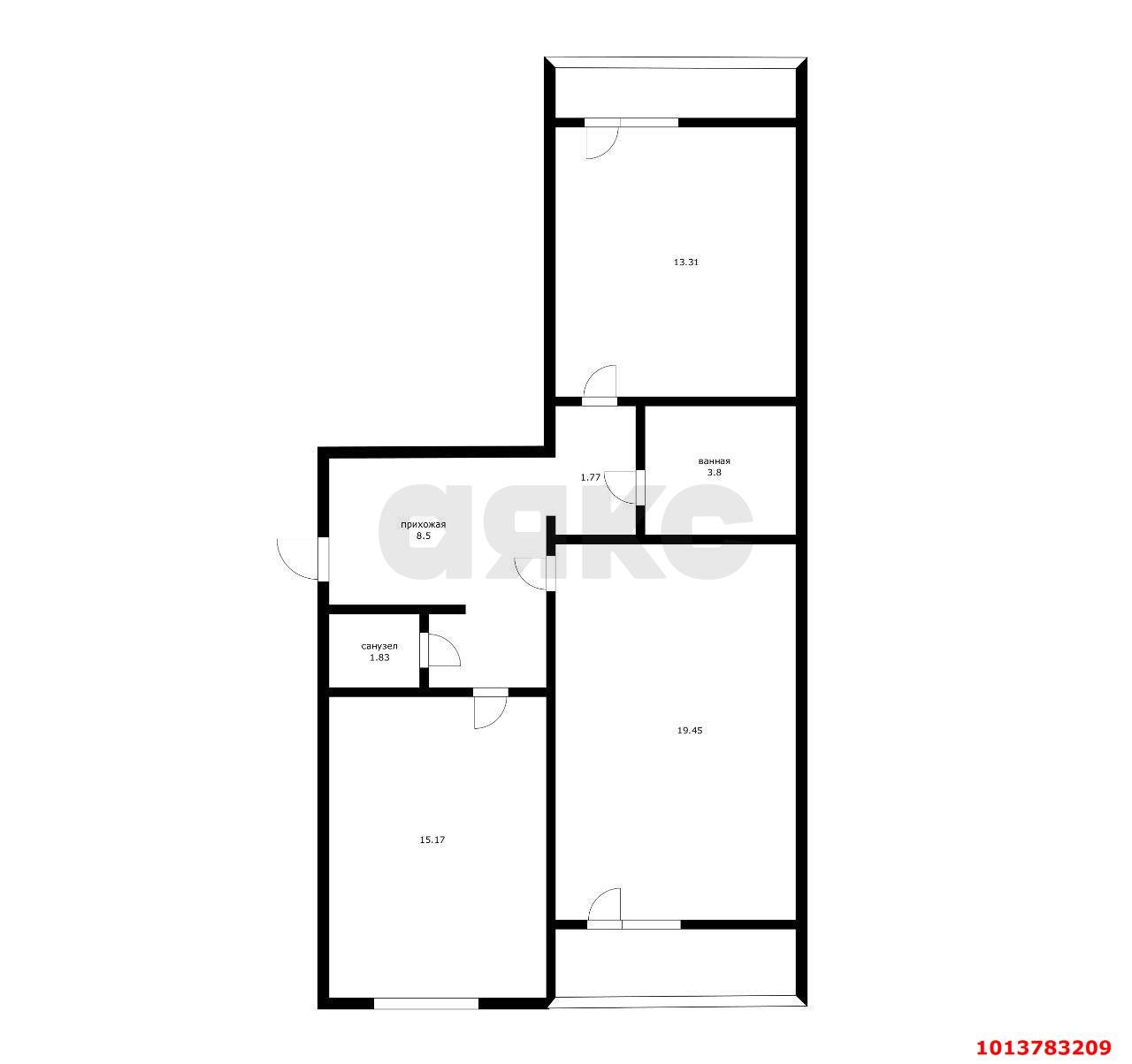 Фото №15: 2-комнатная квартира 74 м² - Краснодар, Репино, пр-д Репина, 24