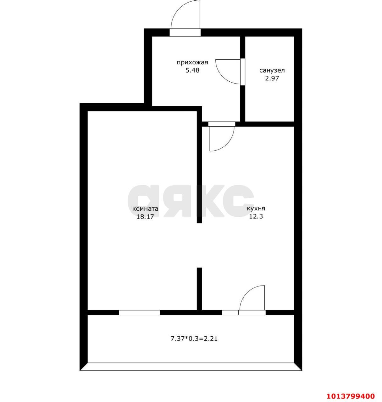 Фото №20: 1-комнатная квартира 40 м² - Краснодар, Горхутор, ул. Агрономическая, 2/5лит1