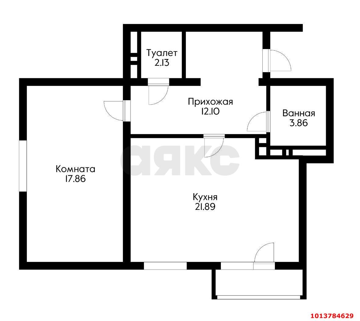 Фото №2: 2-комнатная квартира 61 м² - Краснодар, жилой комплекс Нeo-квартал Красная Площадь, ул. Конгрессная, 19/1