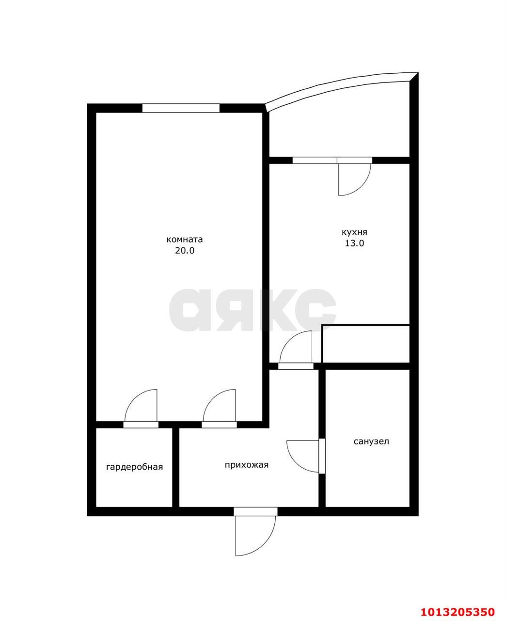 Фото №15: 1-комнатная квартира 37 м² - Краснодар, жилой комплекс Зеленодар, ул. Садовое Кольцо, 13