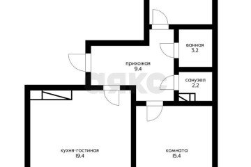 Фото №4: 2-комнатная квартира 68 м² - Краснодар, мкр. жилой комплекс Свобода, ул. Домбайская, 55к4