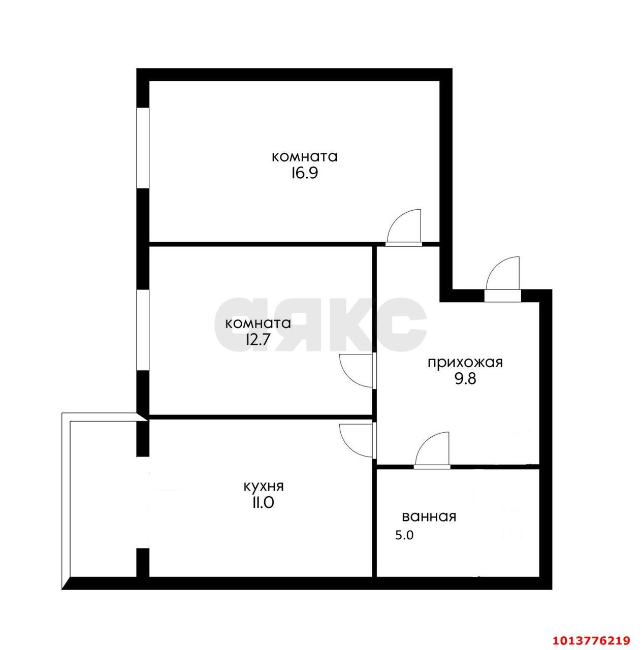 Фото №10: 2-комнатная квартира 60 м² - Краснодар, Музыкальный, ул. имени С.В. Рахманинова, 3