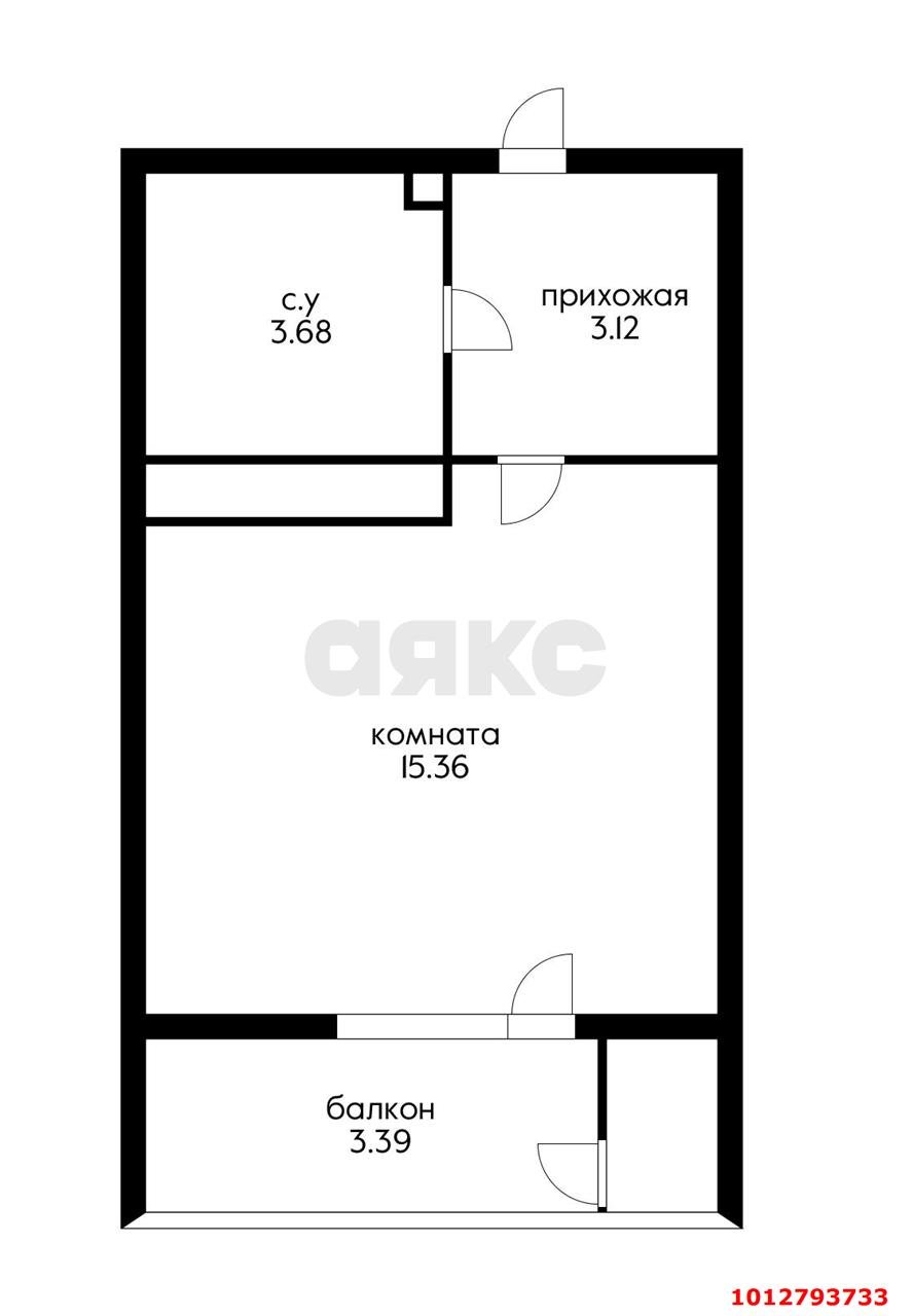 Фото №7: Студия 25 м² - Краснодар, жилой комплекс Зелёный театр, ул. Западный Обход, 39/1к4