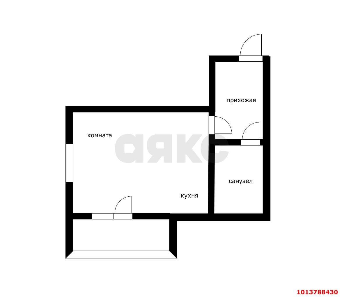 Фото №2: Студия 32 м² - Краснодар, жилой комплекс Луч, ул. Солнечная, 18/5