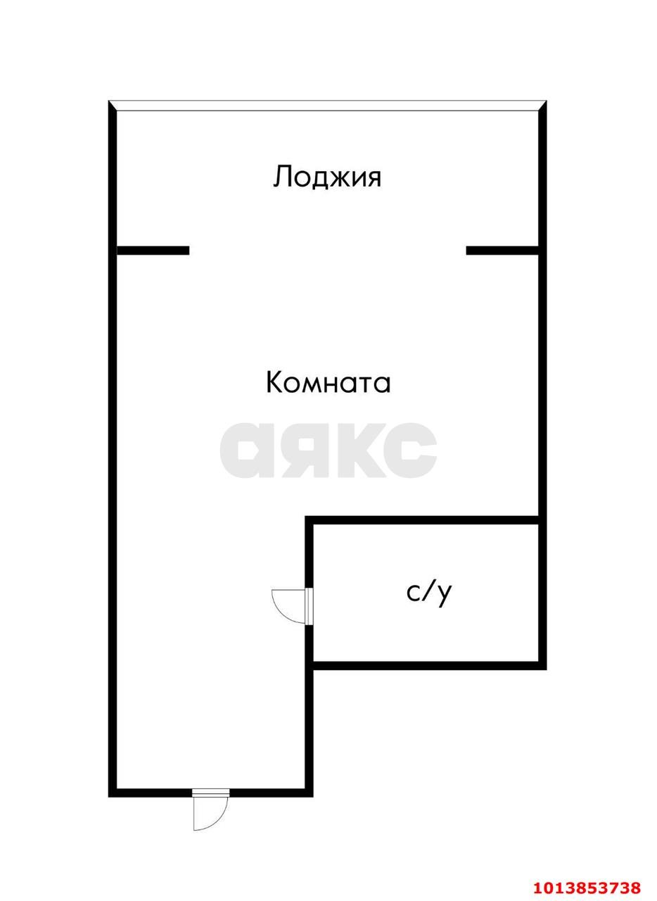 Фото №10: Студия 25 м² - Южный, жилой комплекс Южный, ул. Войсковая, 1А