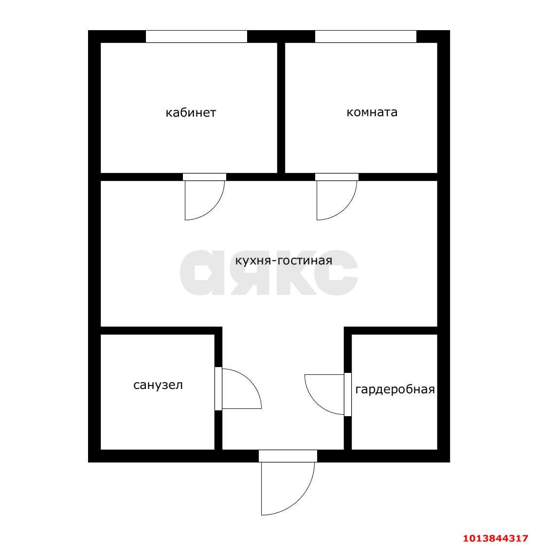 Фото №19: 1-комнатная квартира 55 м² - Краснодар, жилой комплекс Элегант, ул. Старокубанская, 137/1