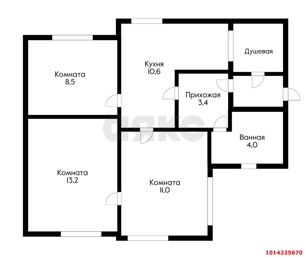 Фото №4: Часть дома 62 м² + 1 сот. - Краснодар, Центральный, ул. Володи Головатого, 414