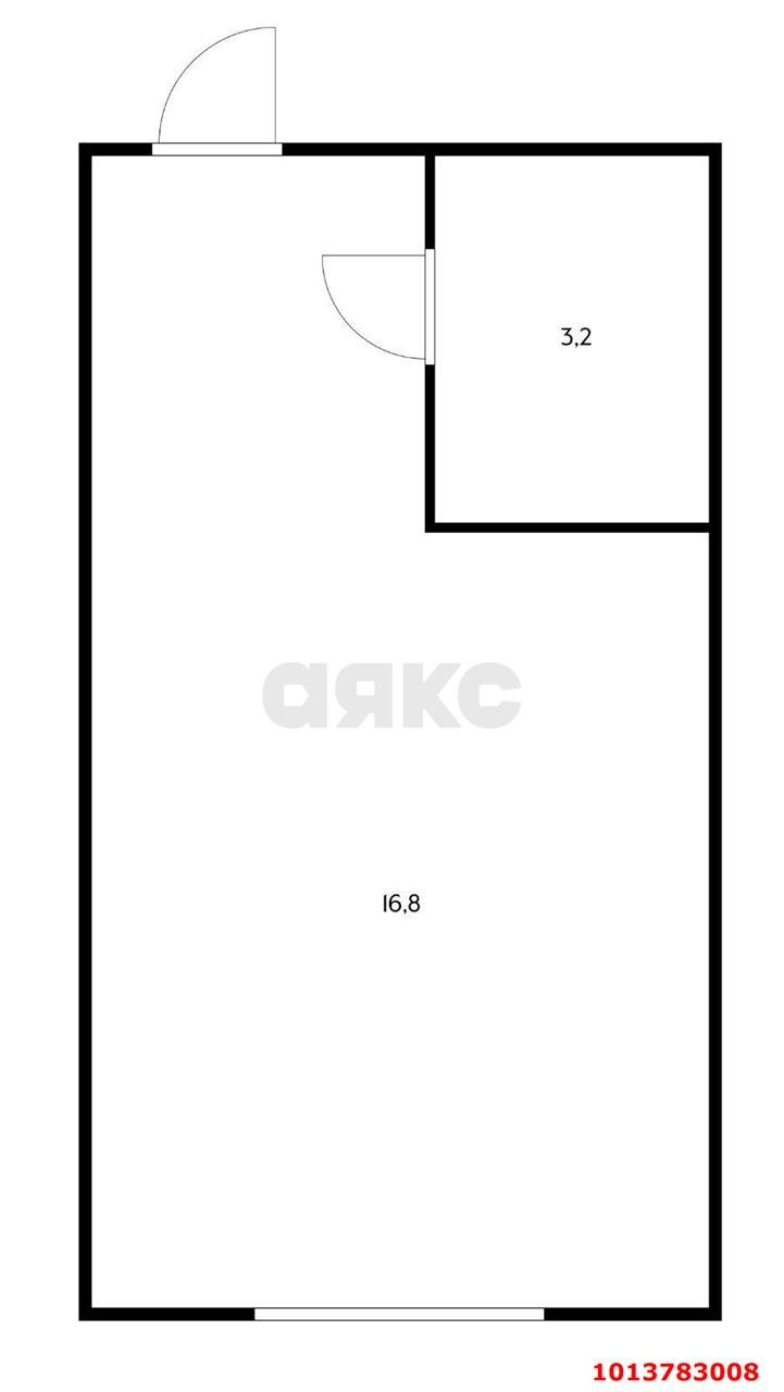 Фото №11: Студия 19 м² - Российский, жилой комплекс Лучистый, ул. Шевкунова, 5