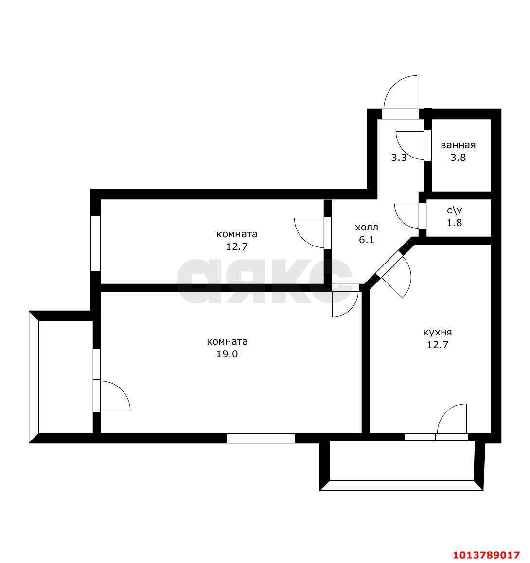 Фото №10: 2-комнатная квартира 59 м² - Краснодар, Музыкальный, ул. имени С.С. Прокофьева, 17