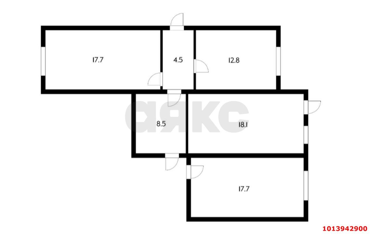 Фото №4: Торговое помещение 79&nbsp;м², 16&nbsp;эт. - Краснодар, Прикубанский внутригородской округ, мкр. Краевая Клиническая Больница, ул. Восточно-Кругликовская, 79