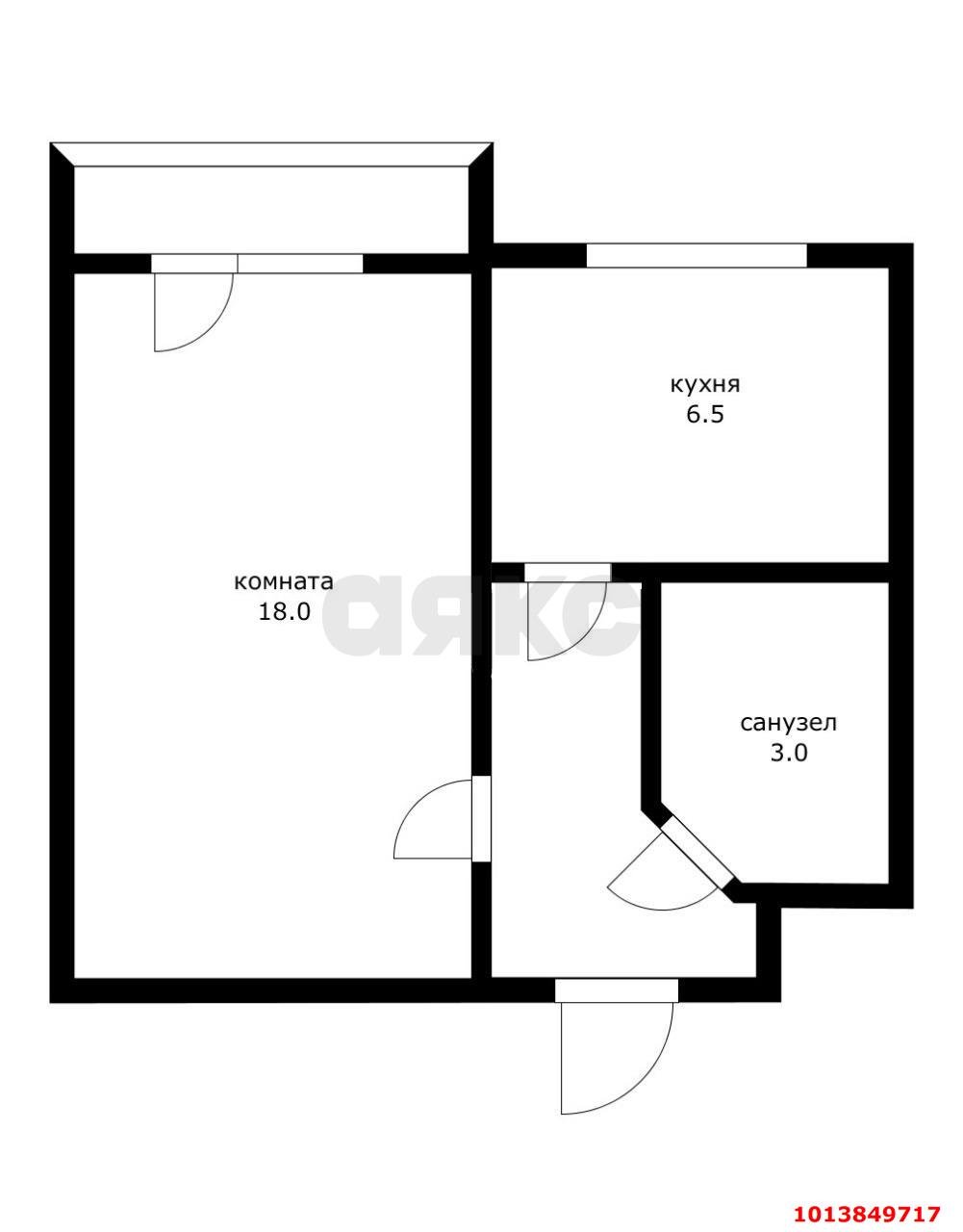 Фото №14: 1-комнатная квартира 29 м² - Краснодар, Завод Измерительных Приборов, ул. Ростовское шоссе, 4