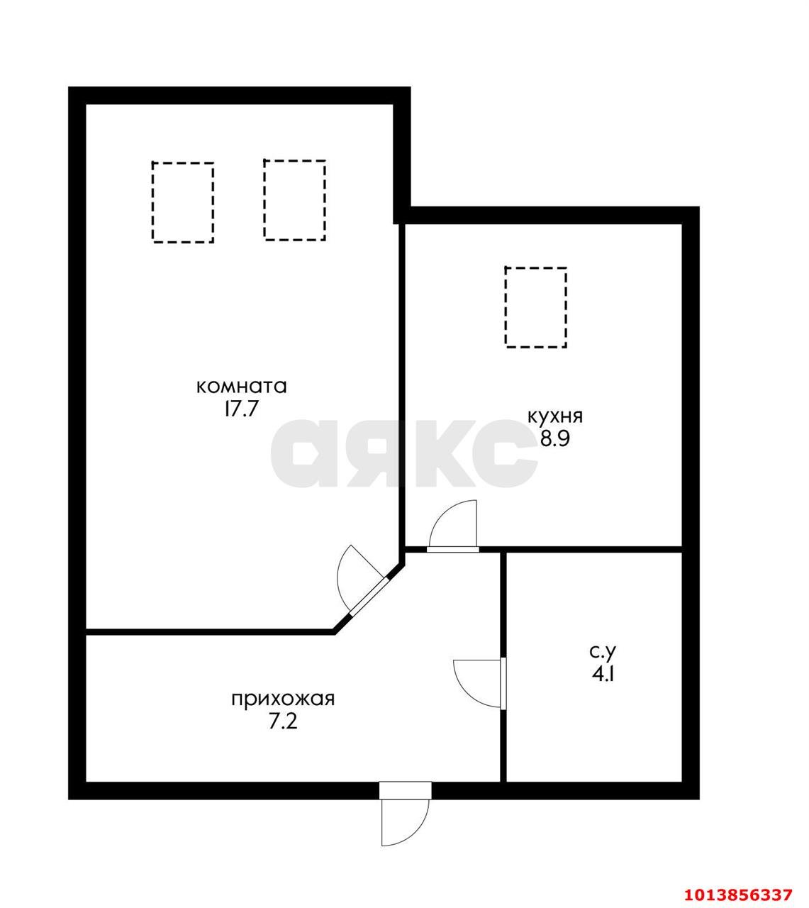 Фото №10: 1-комнатная квартира 37 м² - Краснодар, жилой комплекс Прованс, ул. Генерала Петрова, 5