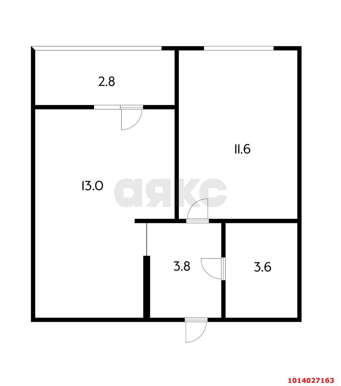 Фото №11: 1-комнатная квартира 34 м² - Краснодар, Парк Победы, 