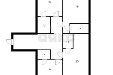 Фото №4: Студия 112 м² - Новая Адыгея, мкр. жилой комплекс Новая Адыгея, ул. Бжегокайская, 90/1к4