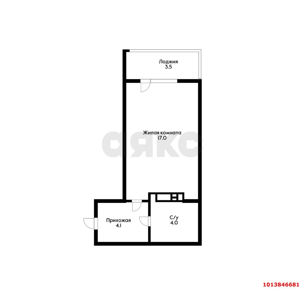 Фото №5: Студия 28 м² - Краснодар, Гидростроителей, ул. Невкипелого, 24/2к1