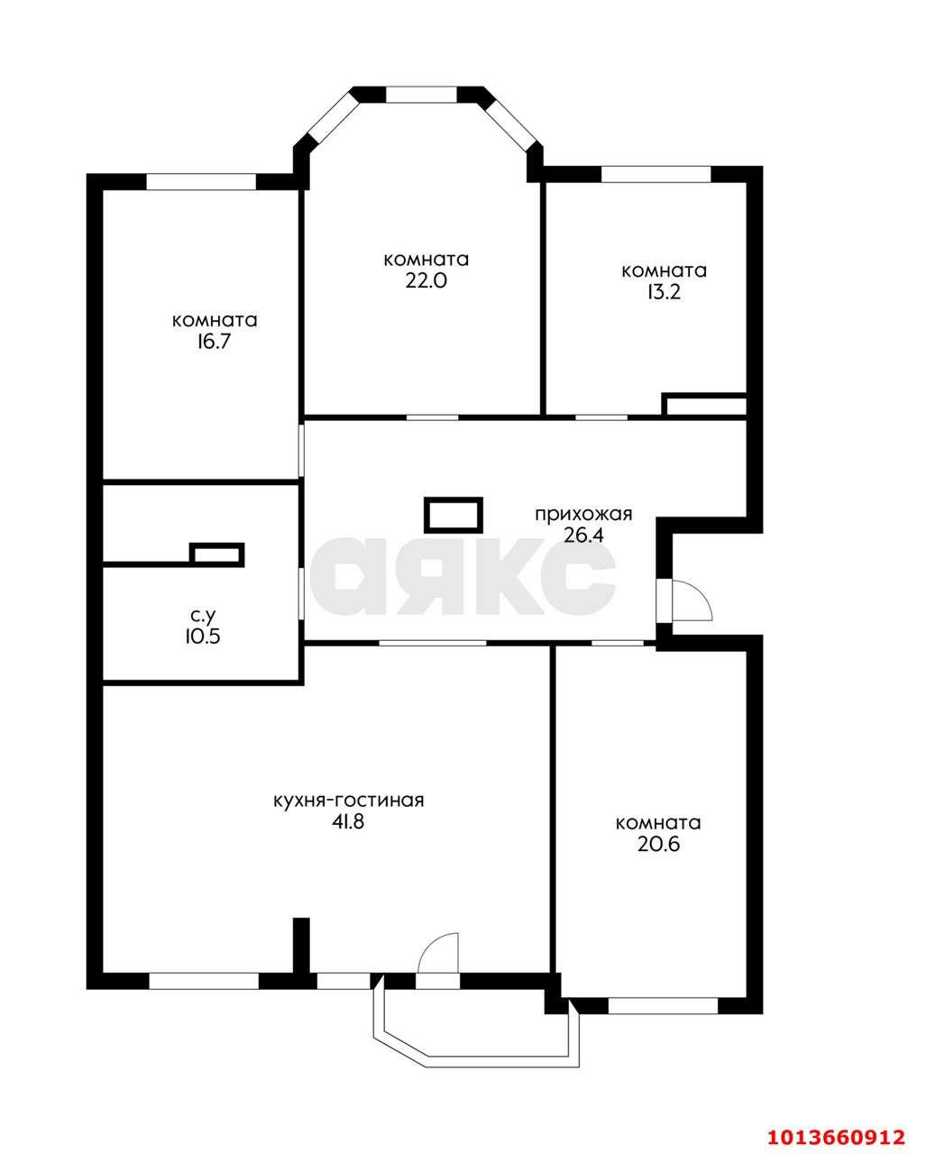 Фото №1: 4-комнатная квартира 155 м² - Краснодар, жилой комплекс Аврора, ул. Гаражная, 67