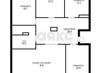 Фото №3: 4-комнатная квартира 170 м² - Краснодар, мкр. жилой комплекс Аврора, ул. Гаражная, 67