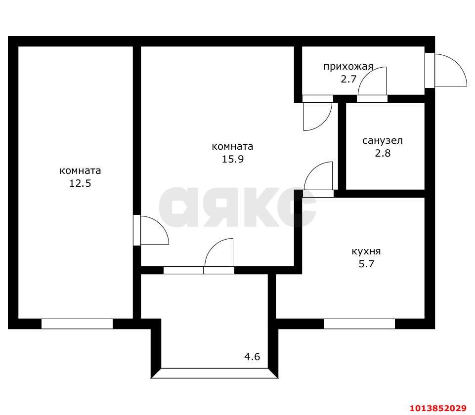 Фото №8: 2-комнатная квартира 39 м² - Туапсе, ул. Карла Маркса, 18