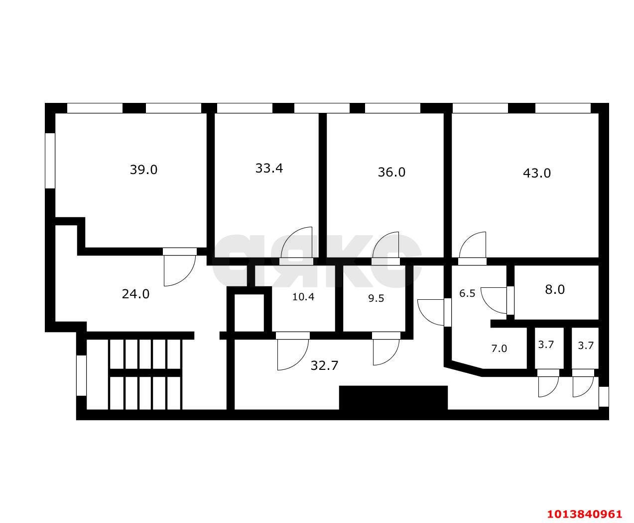 Фото №11: Офисное помещение 287 м² - Краснодар, Фестивальный, ул. Гагарина, 118