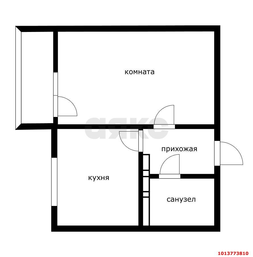 Фото №10: 1-комнатная квартира 42 м² - Краснодар, Восточно-Кругликовский, ул. Черкасская, 60