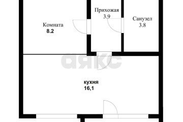 Фото №5: 1-комнатная квартира 32 м² - Краснодар, мкр. жилой комплекс Мирный, ул. им. Сорока А.М., 2