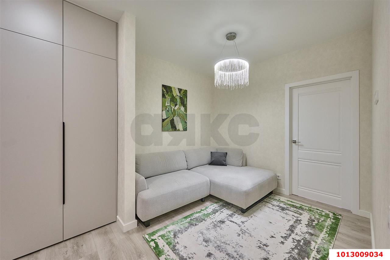 Фото №12: 1-комнатная квартира 43&nbsp;м², 11/18&nbsp;эт. - Краснодар, Прикубанский внутригородской округ, Фестивальный, мкр. ЖК Цветы, ул. Круговая, 4Вк4