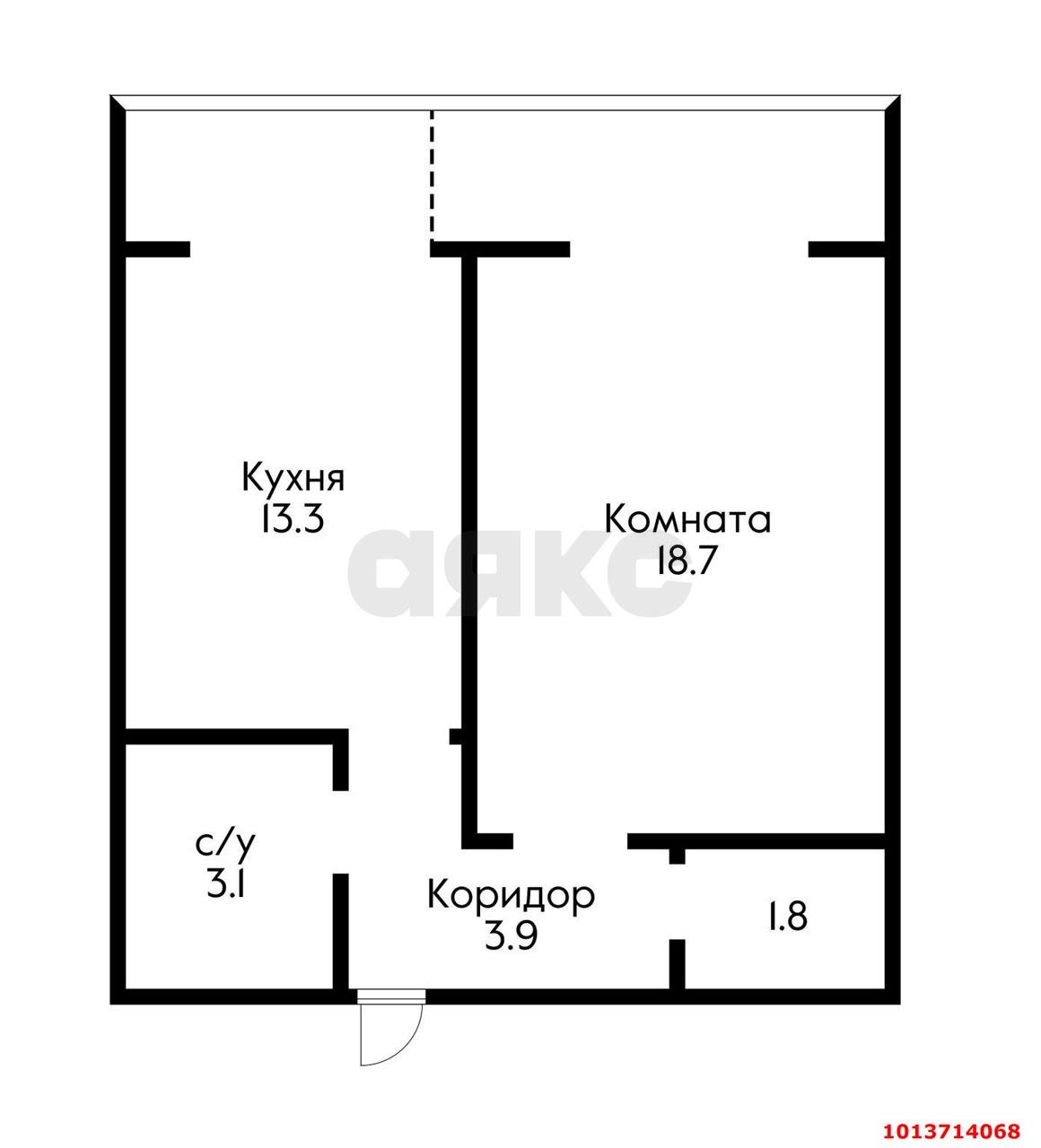 Фото №2: 1-комнатная квартира 40 м² - Краснодар, жилой комплекс Культурный, ул. Чайковского, 23/3