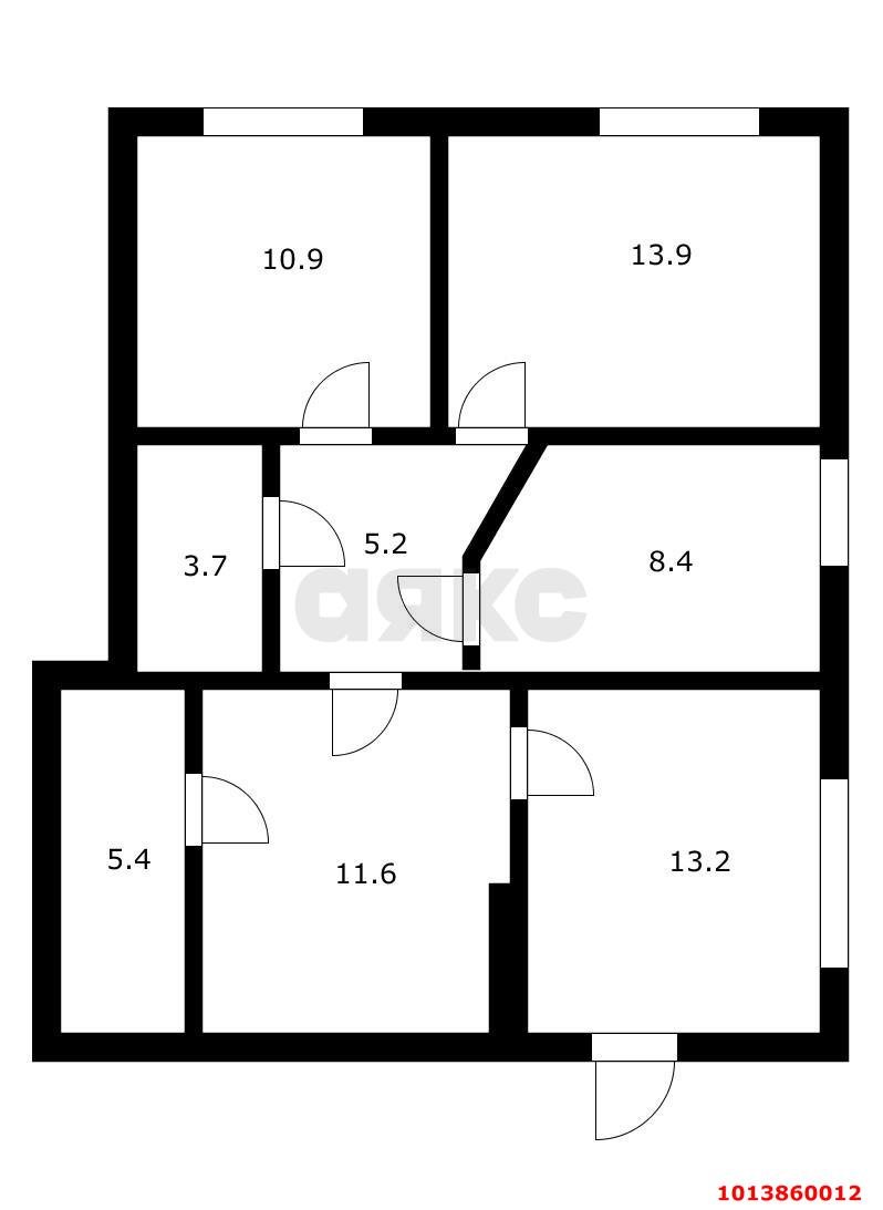 Фото №11: 3-комнатная квартира 71 м² - Краснодар, Хлопчато-бумажный Комбинат, ул. Алтайская, 8