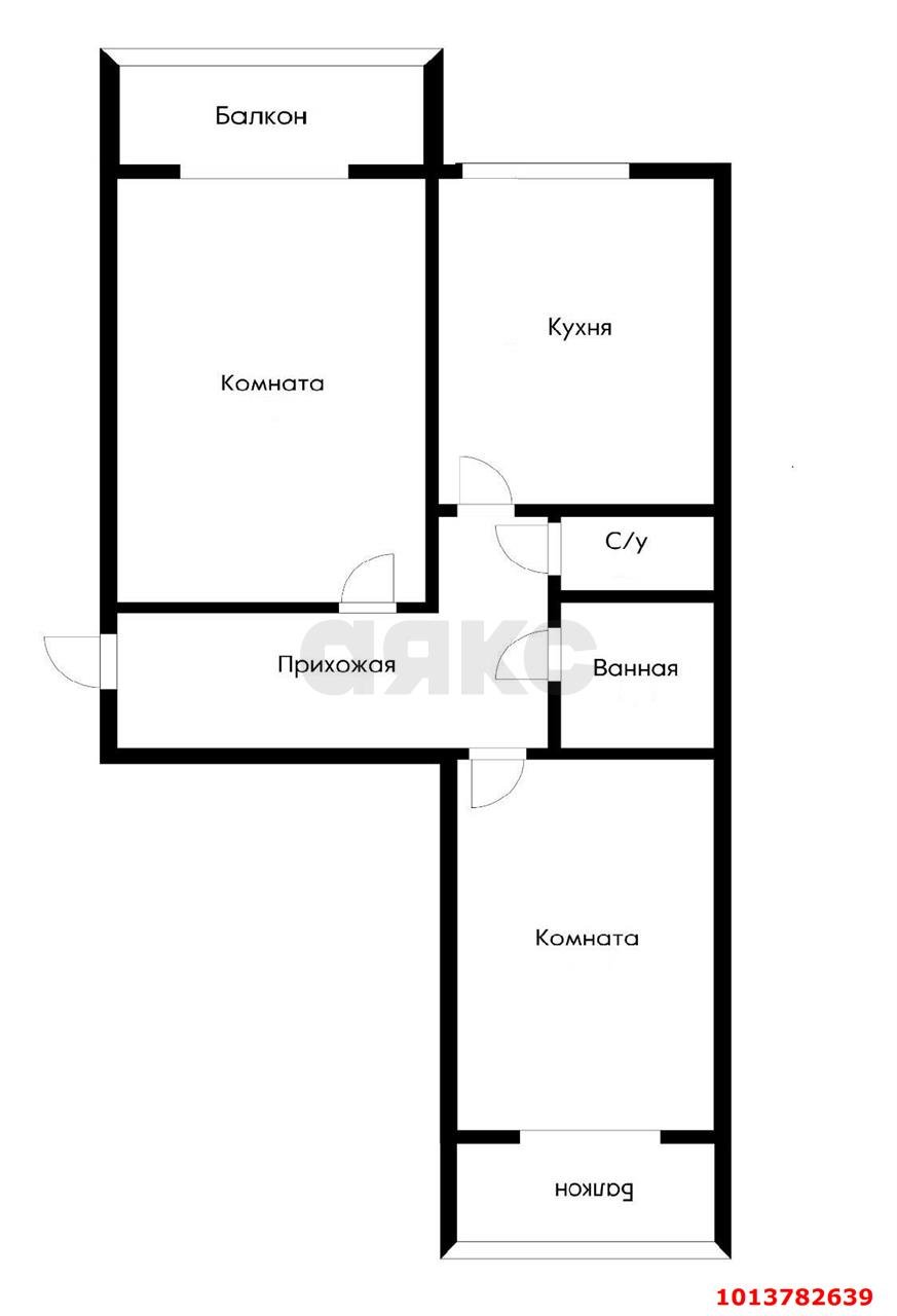 Фото №12: 2-комнатная квартира 70 м² - Яблоновский, жилой комплекс Солнечный, ул. Солнечная, 55к22