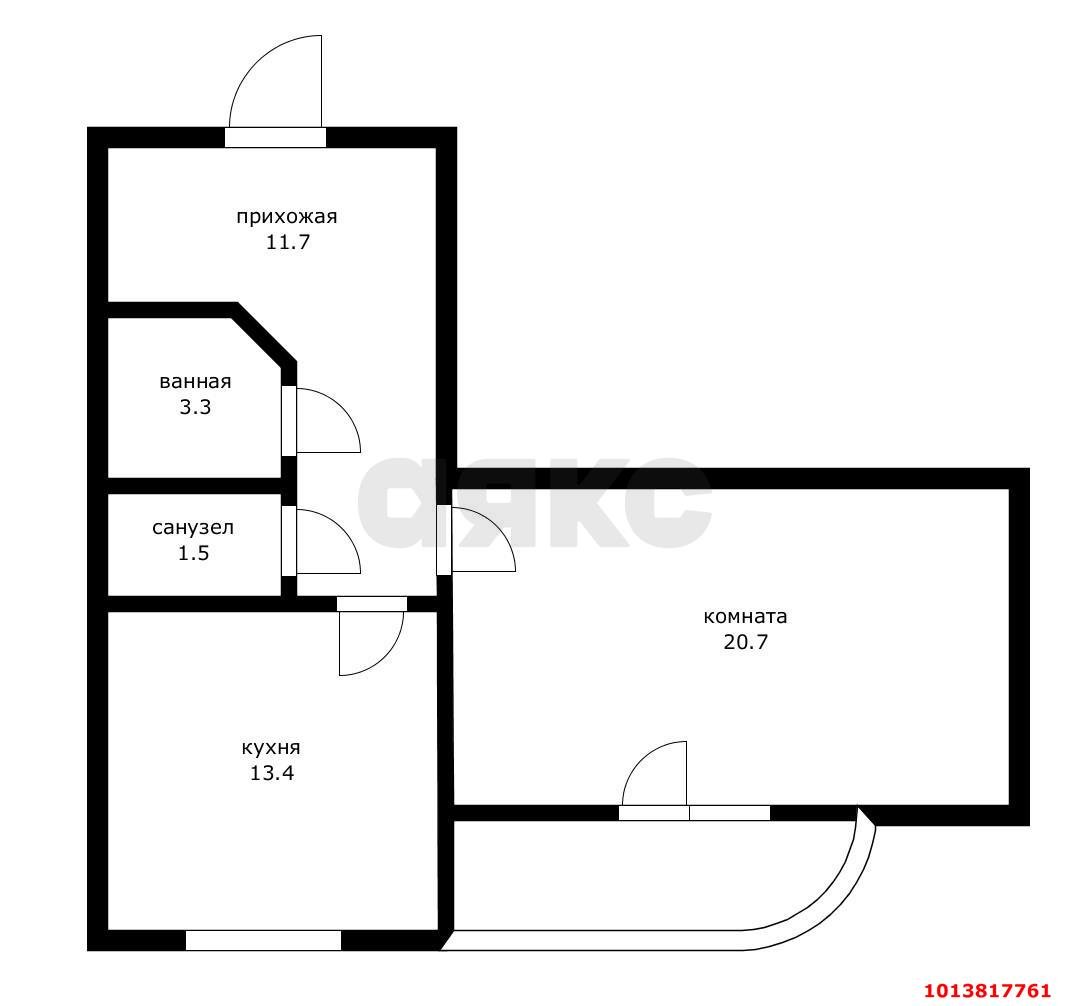 Фото №15: 1-комнатная квартира 50 м² - Краснодар, Центральный, ул. Промышленная, 19