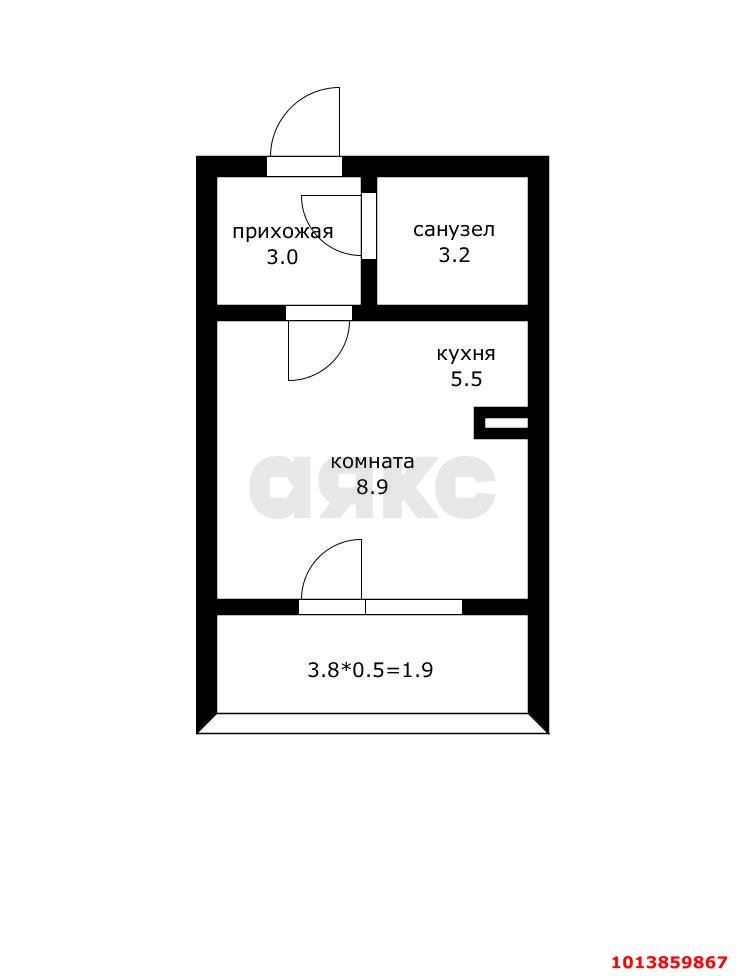 Фото №10: Студия 20 м² - Краснодар, жилой комплекс Дружный, б-р Адмиралтейский, 3