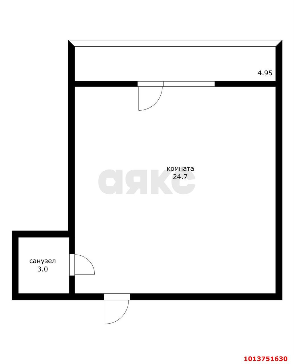 Фото №11: Студия 30 м² - Краснодар, жилой комплекс Красивый, б-р Интернациональный, 110/4