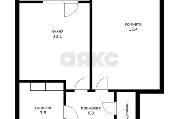 Фото №2: 1-комнатная квартира 32 м² - Краснодар, мкр. жилой комплекс Самолёт-3, 