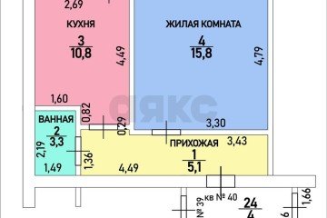 Фото №1: 1-комнатная квартира 35 м² - Берёзовый, мкр. Витаминкомбинат, ул. Целиноградская, 4/2Б