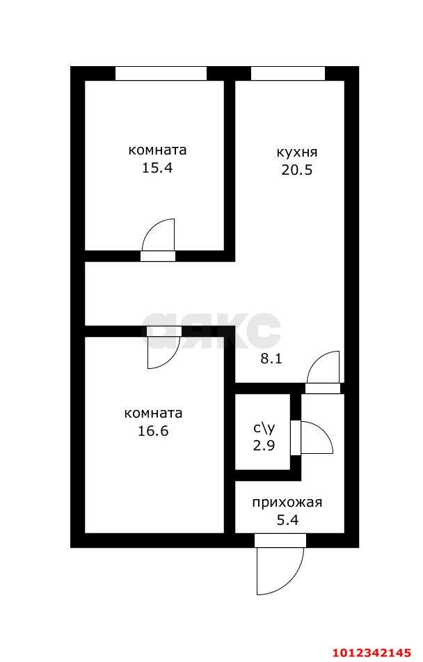 Фото №16: 2-комнатная квартира 66 м² - Краснодар, Дубинка, пр-д 1-й  Айвазовского, 37/1