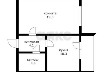 Фото №2: 1-комнатная квартира 38 м² - Краснодар, мкр. Репино, пр-д Репина, 34