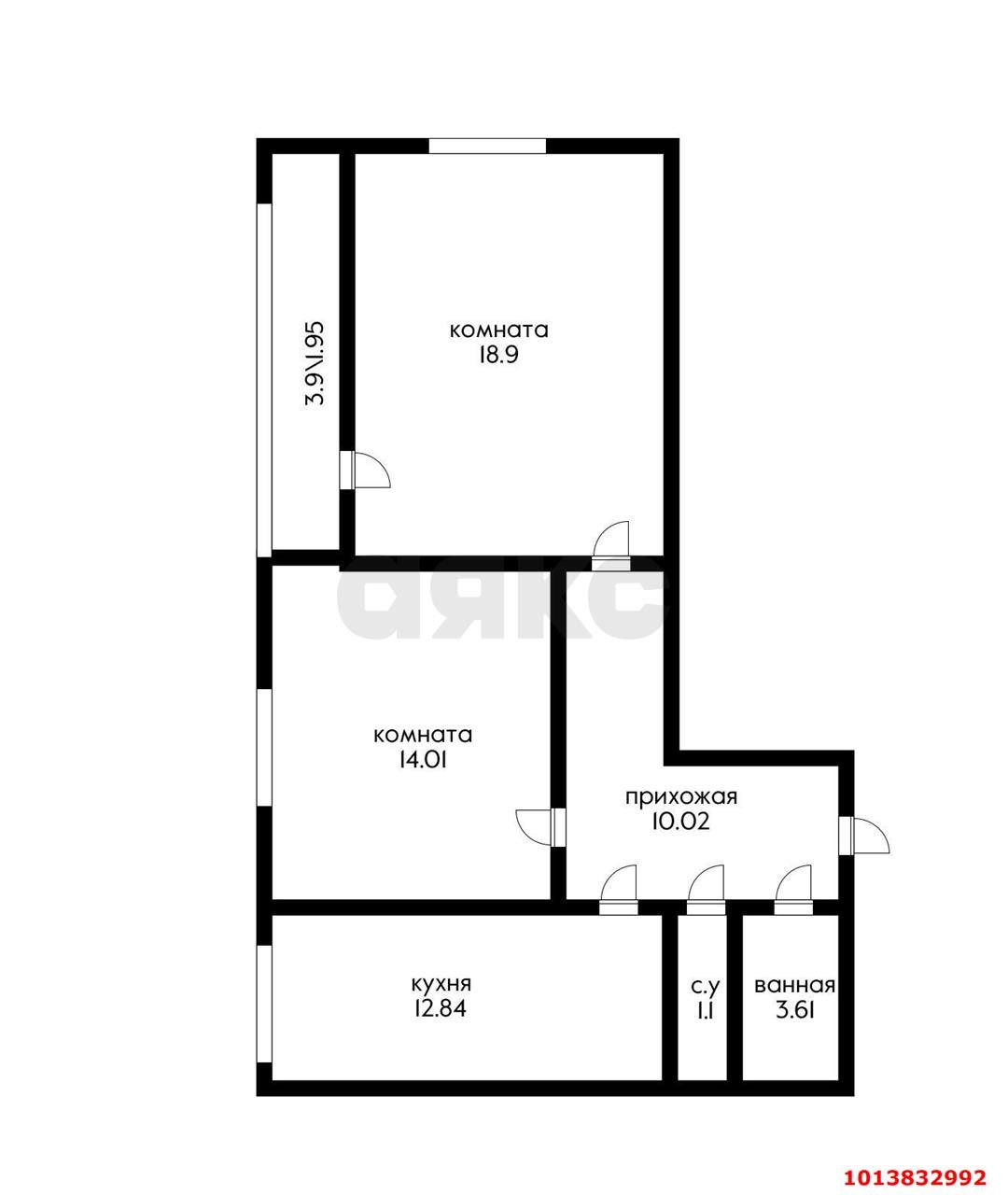 Фото №2: 2-комнатная квартира 63 м² - Краснодар, жилой комплекс Жемчужина, ул. имени Ф.И. Шаляпина, 30/1