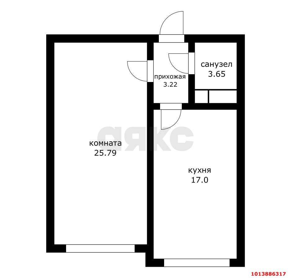 Фото №11: 1-комнатная квартира 51 м² - Краснодар, Центральный, ул. Березанская, 88/2