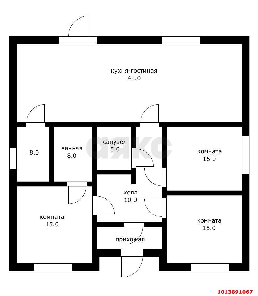 Фото №9: Дом 125 м² + 8.9 сот. - НСТ Сады Сатурна, Прикубанский внутригородской округ, 146