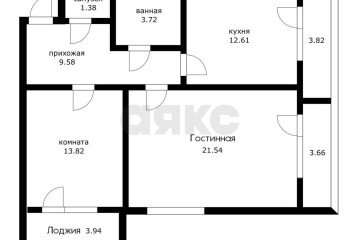 Фото №5: 2-комнатная квартира 61 м² - Краснодар, мкр. жилой комплекс Авиатор, ул. имени Валерия Гассия, 2